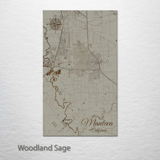 Manteca, California Street Map