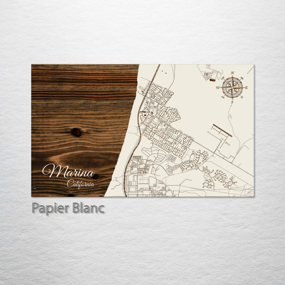 Marina, California Street Map