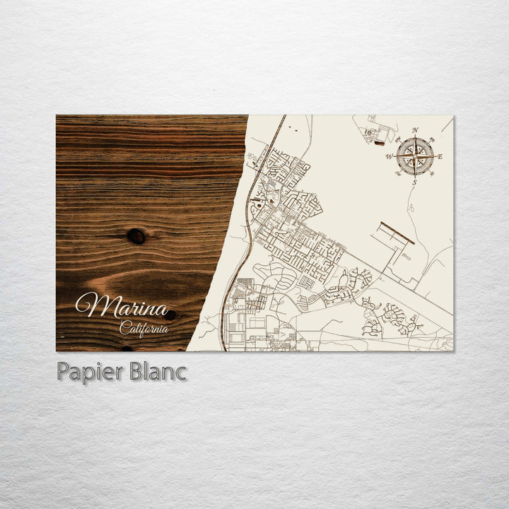 Marina, California Street Map