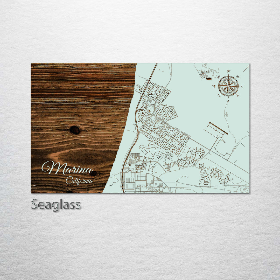 Marina, California Street Map