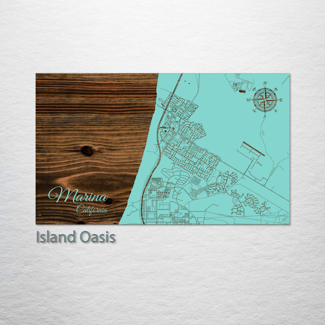 Marina, California Street Map