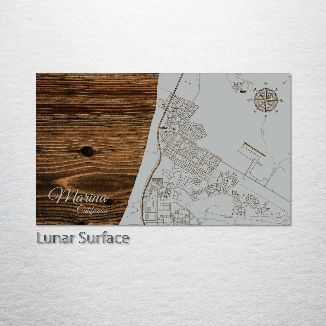 Marina, California Street Map