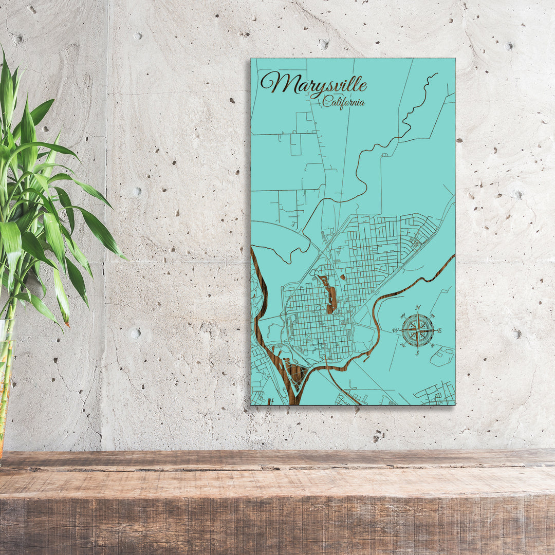 Marysville, California Street Map