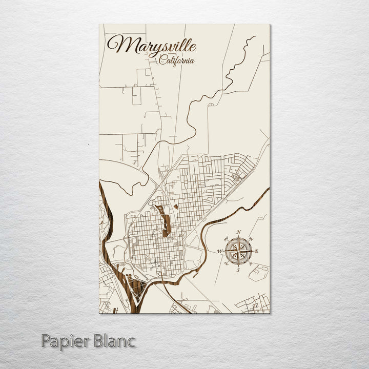 Marysville, California Street Map