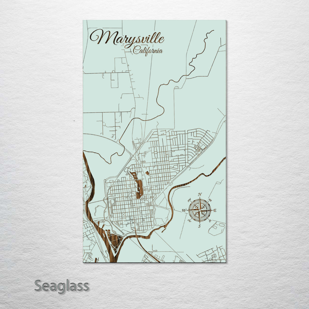 Marysville, California Street Map