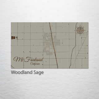 McFarland, California Street Map
