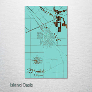 Mendota, California Street Map