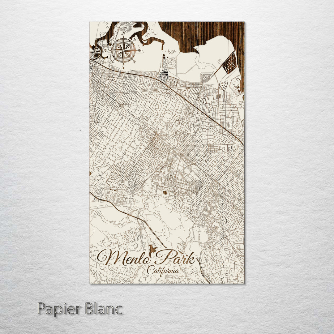 Menlo Park, California Street Map