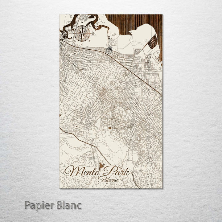 Menlo Park, California Street Map