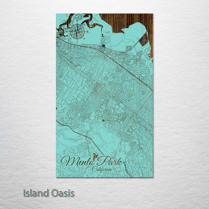 Menlo Park, California Street Map