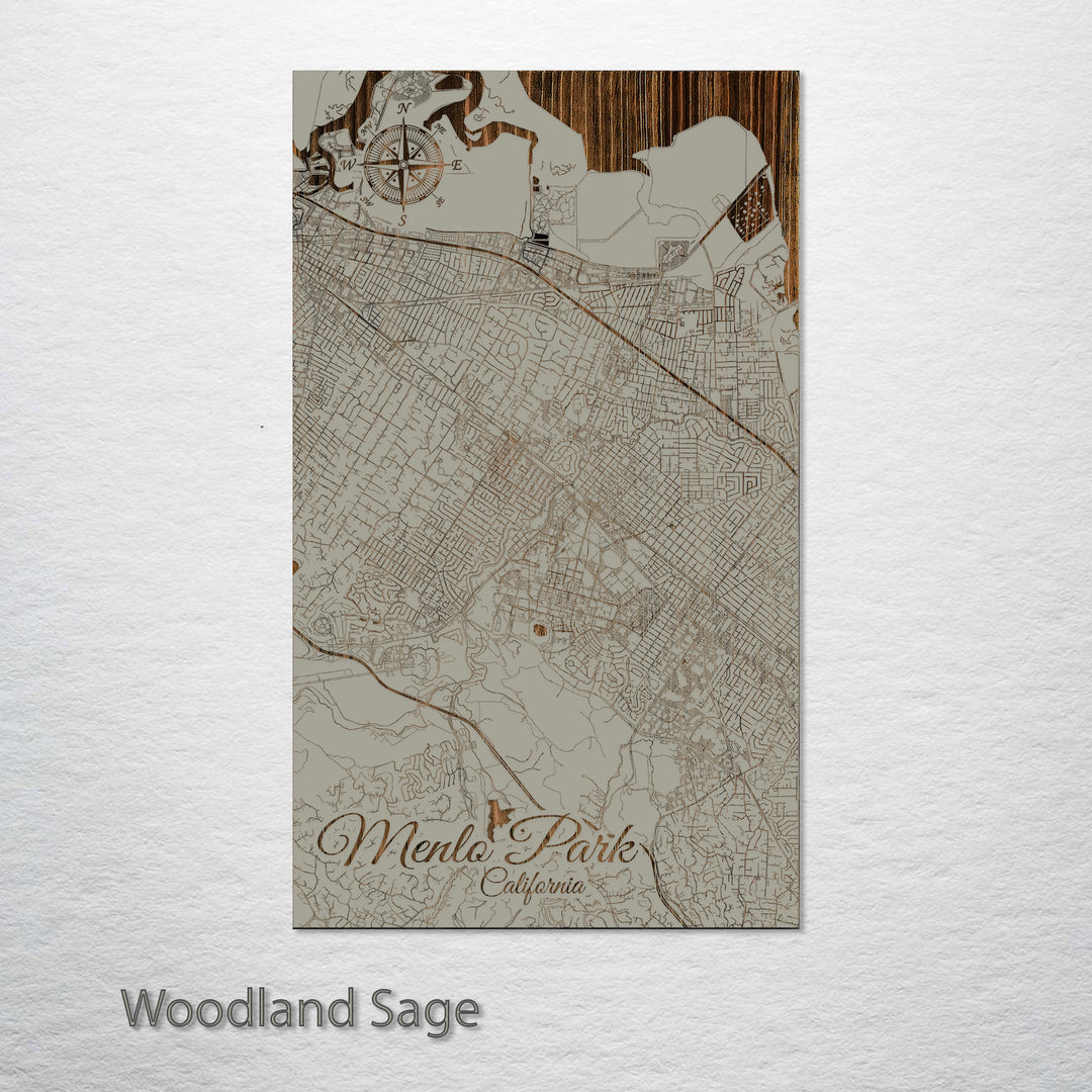 Menlo Park, California Street Map