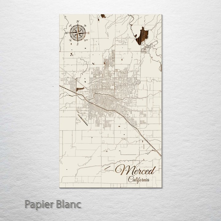 Merced, California Street Map