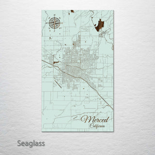 Merced, California Street Map