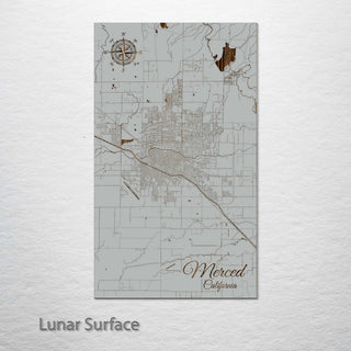 Merced, California Street Map