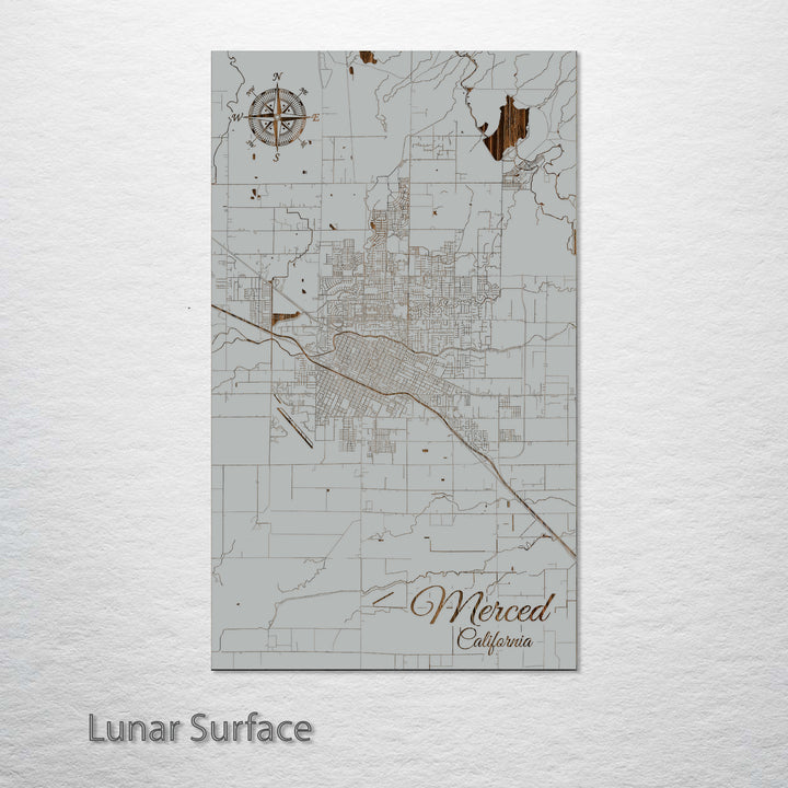 Merced, California Street Map