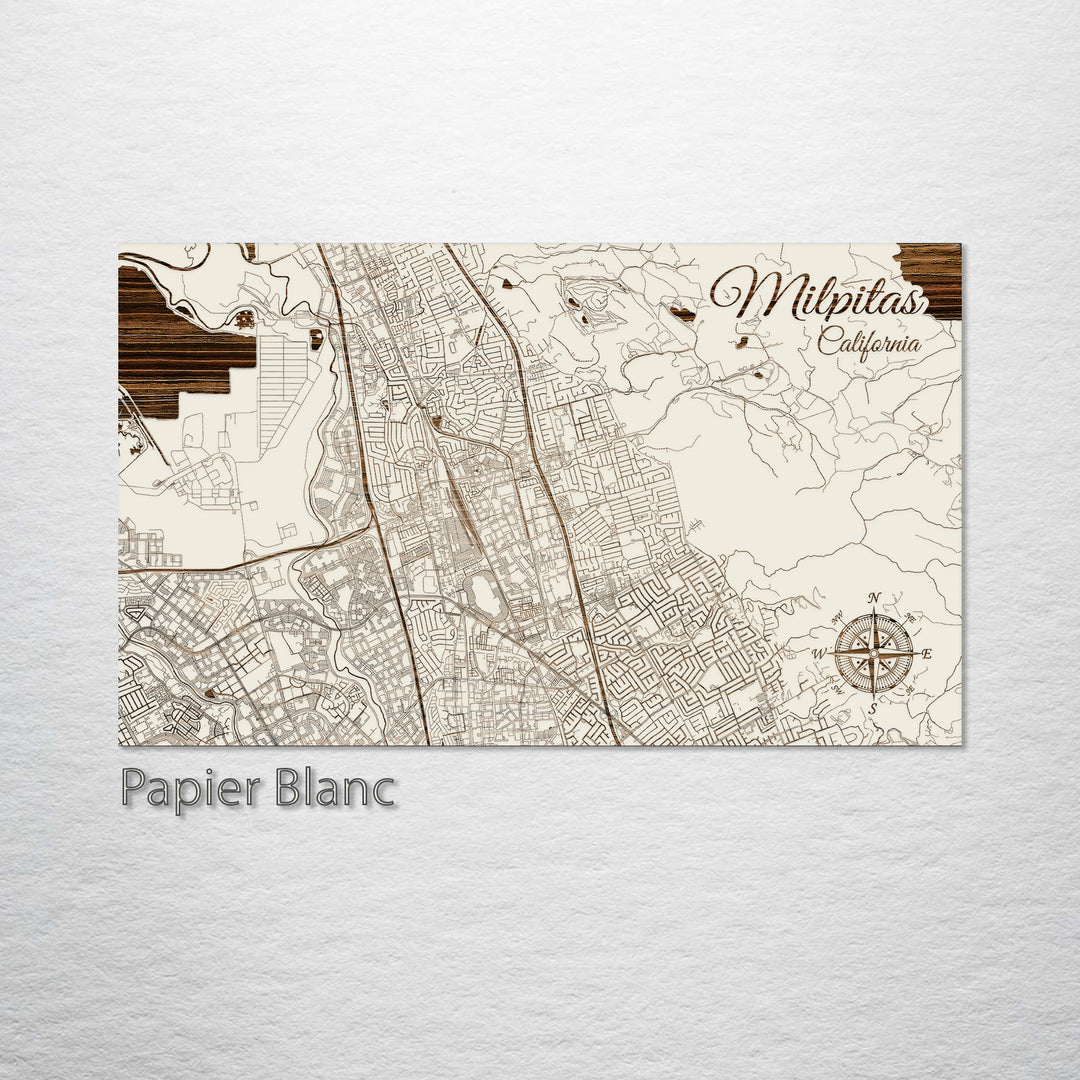 Milpitas, California Street Map