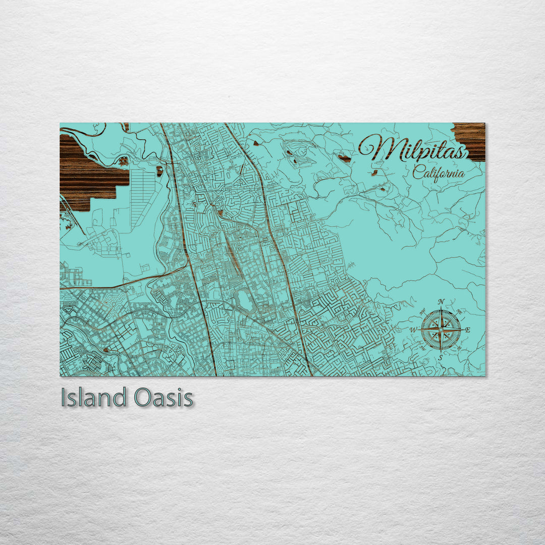 Milpitas, California Street Map