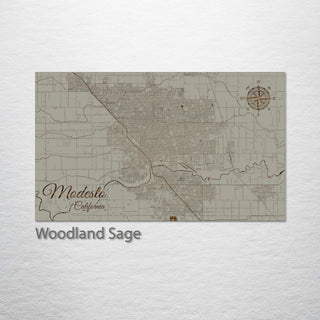 Modesto, California Street Map
