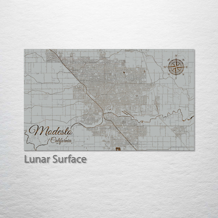 Modesto, California Street Map