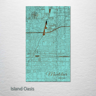Montclair, California Street Map