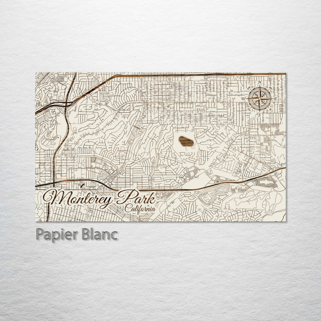 Monterey Park, California Street Map