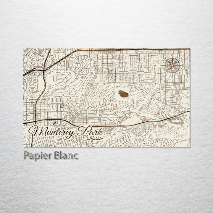 Monterey Park, California Street Map