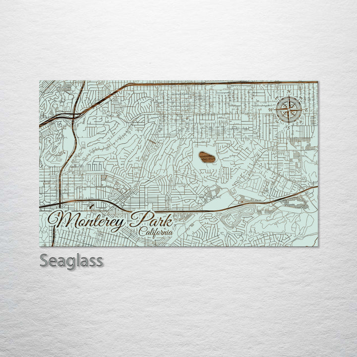 Monterey Park, California Street Map