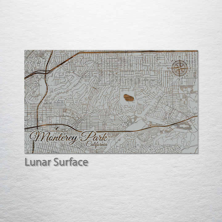 Monterey Park, California Street Map