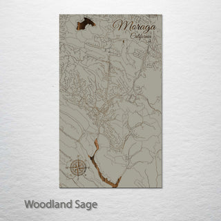 Moraga, California Street Map