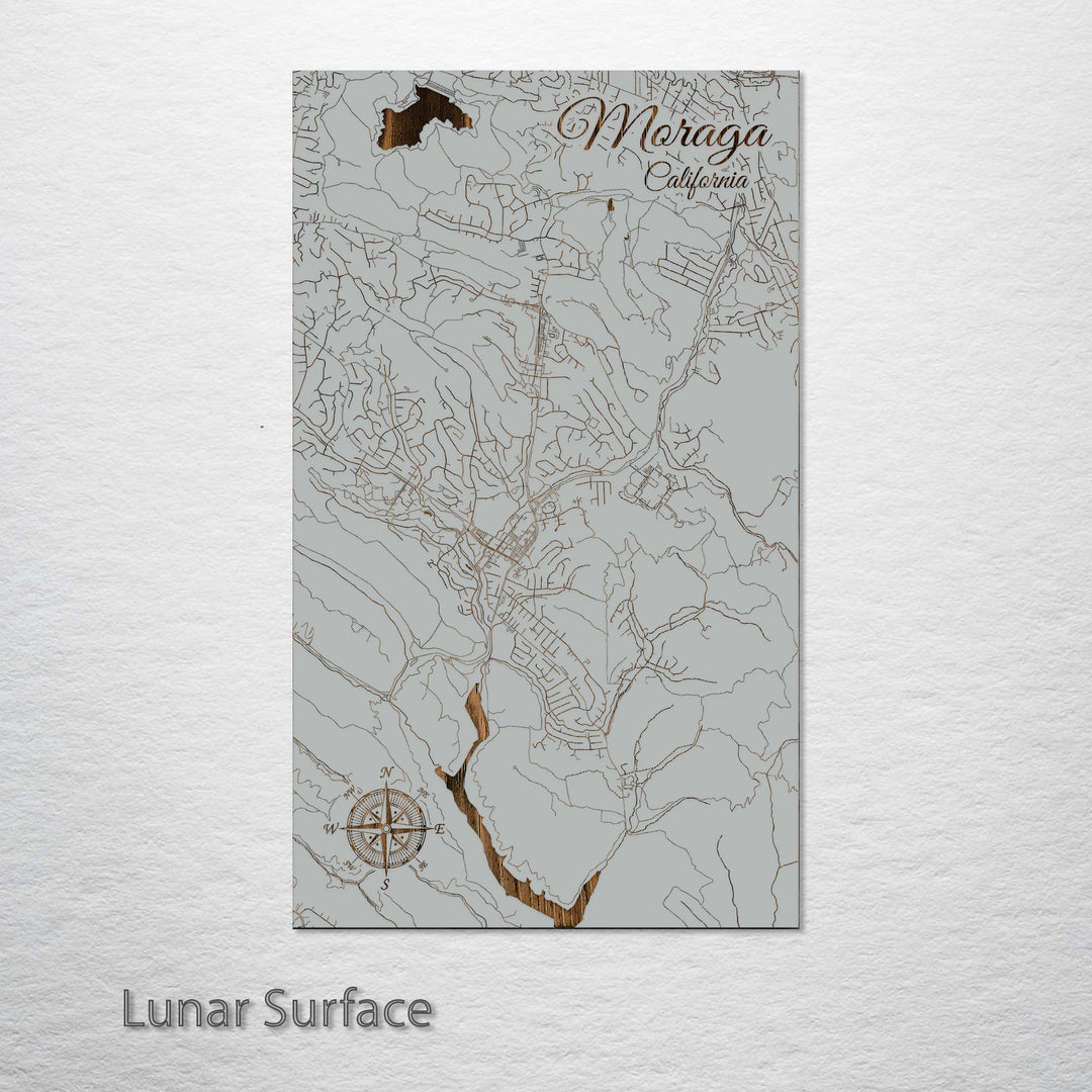 Moraga, California Street Map