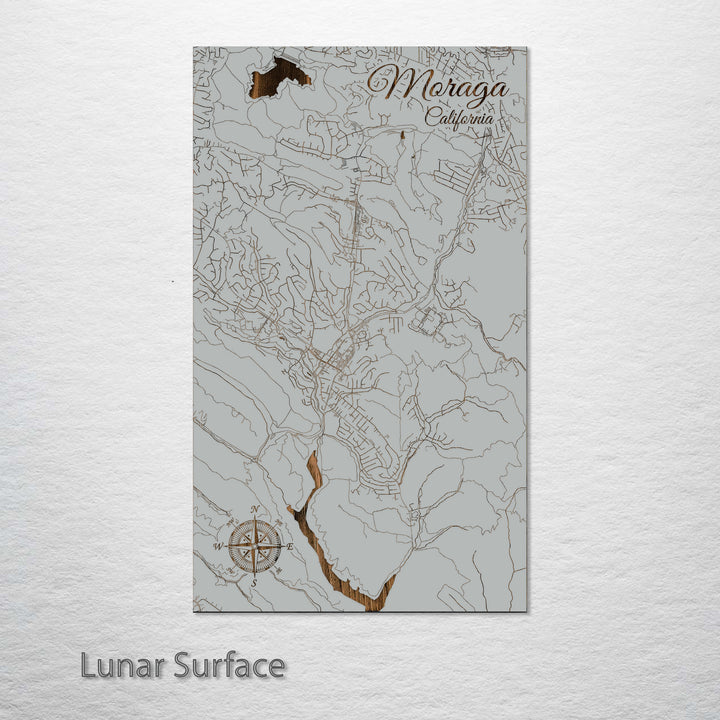 Moraga, California Street Map