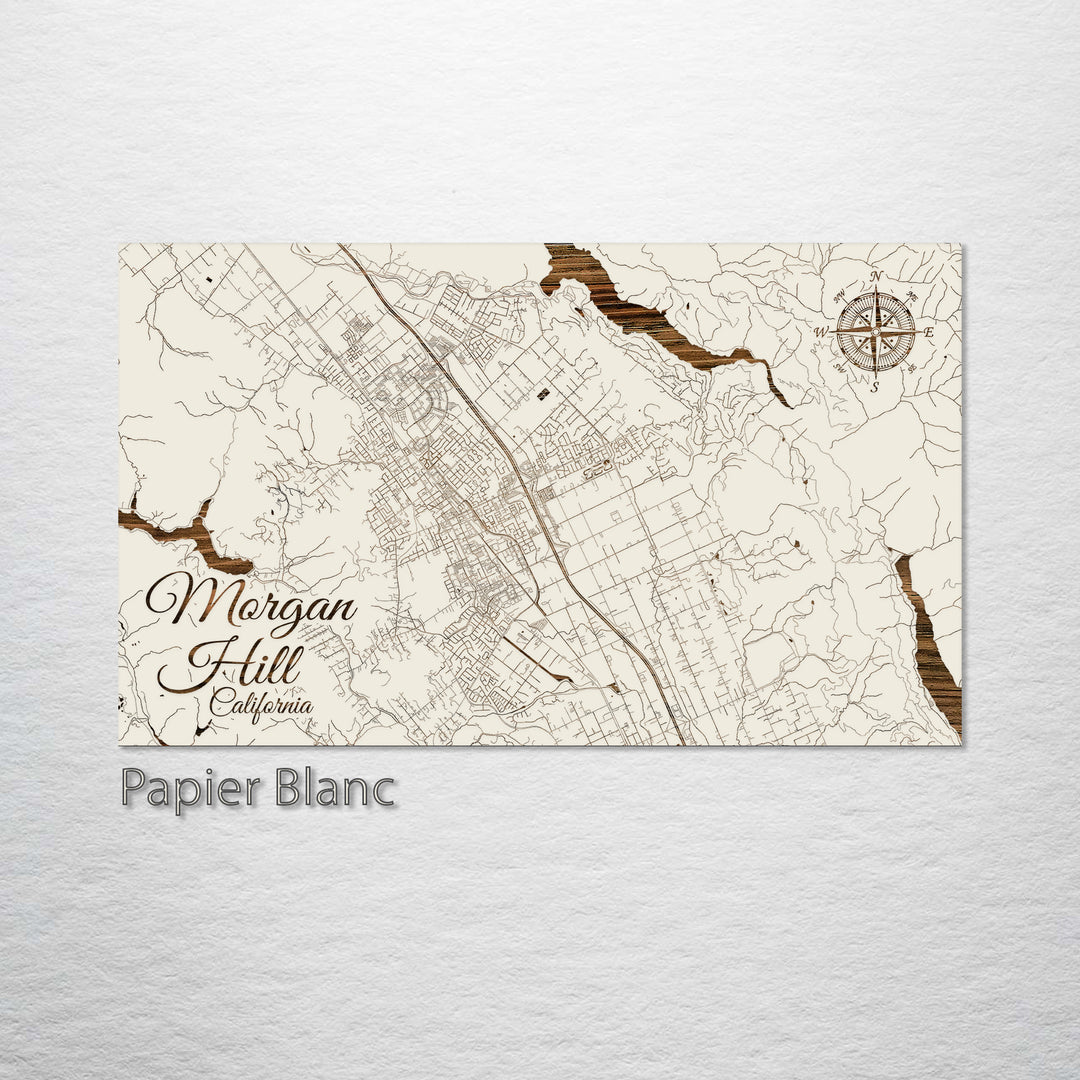 Morgan Hill, California Street Map