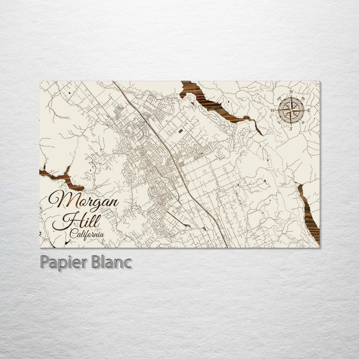 Morgan Hill, California Street Map