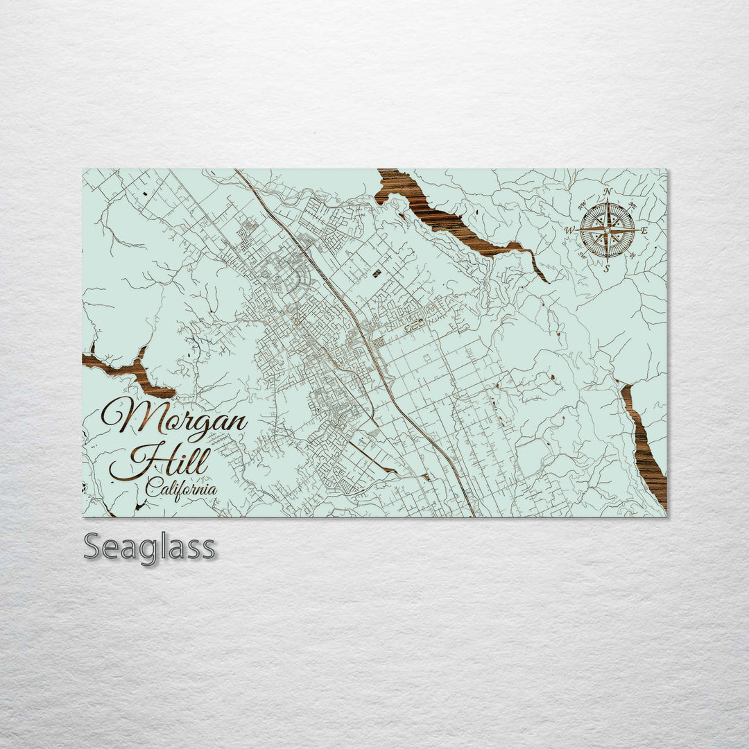 Morgan Hill, California Street Map