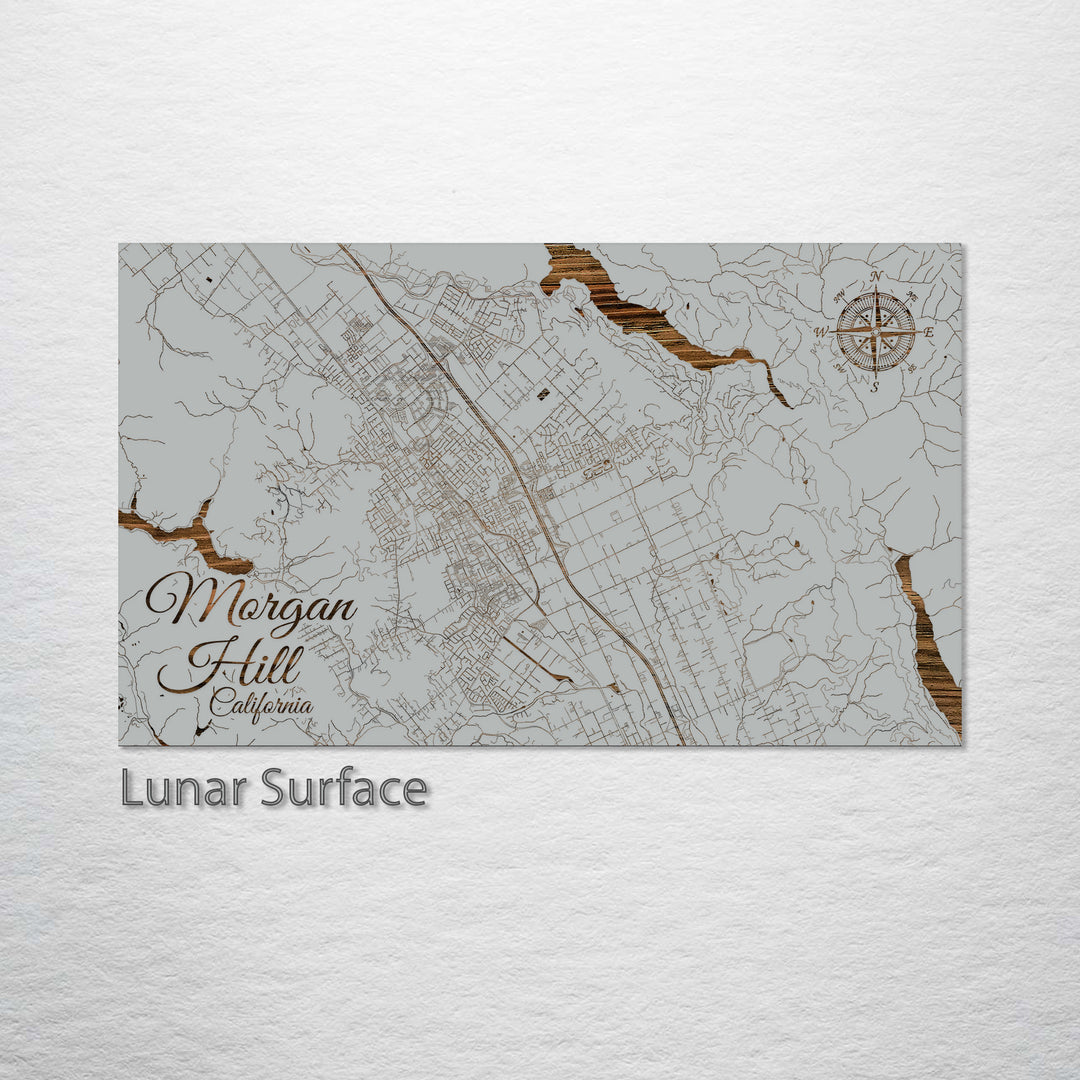 Morgan Hill, California Street Map