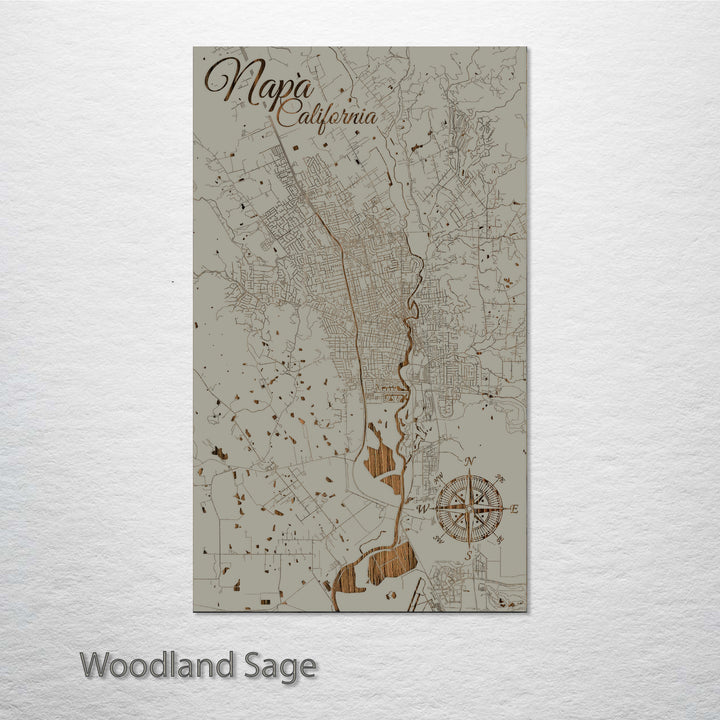 Napa, California Street Map