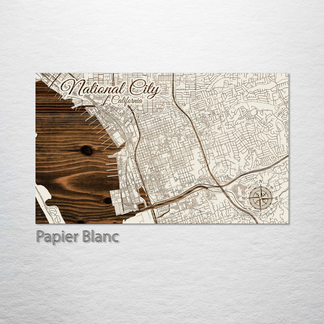 National City, California Street Map