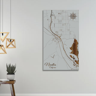 Needles, California Street Map