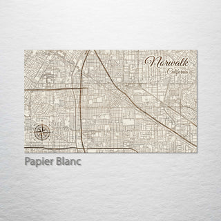 Norwalk, California Street Map