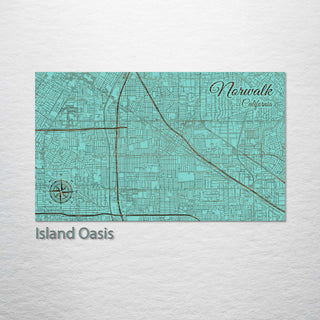 Norwalk, California Street Map