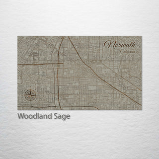 Norwalk, California Street Map