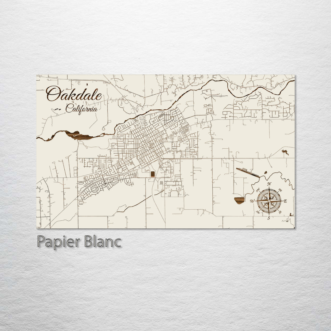 Oakdale, California Street Map