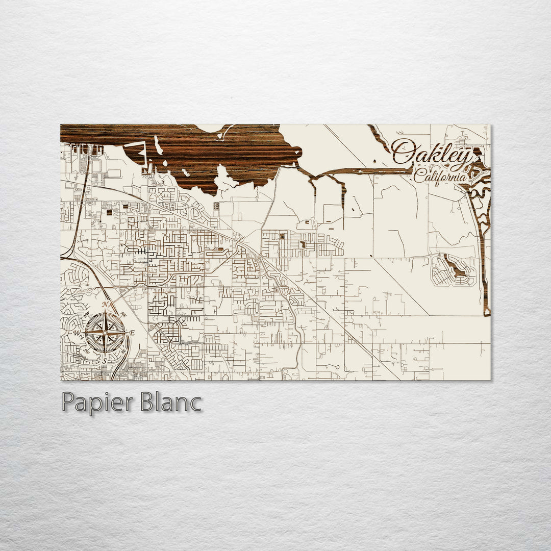 Oakley, California Street Map