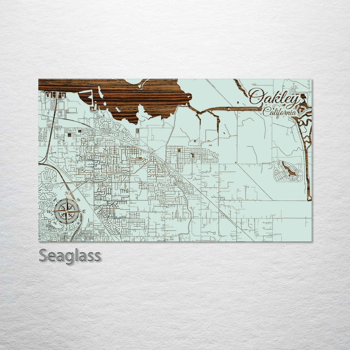 Oakley, California Street Map