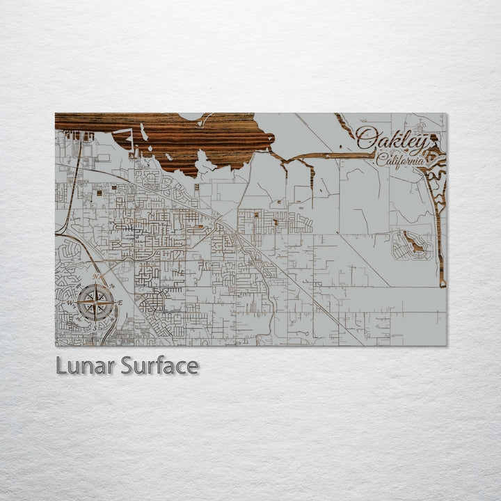 Oakley, California Street Map