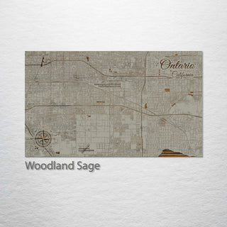 Ontario, California Street Map