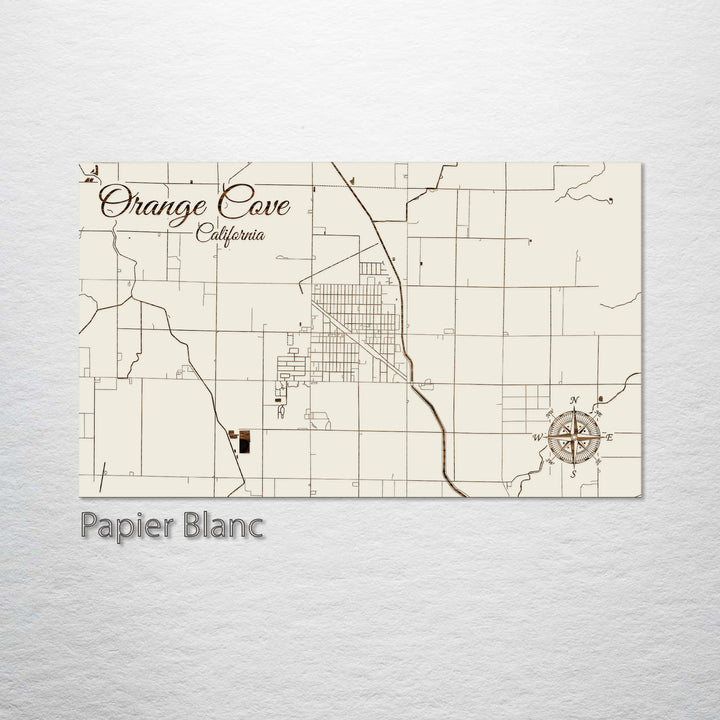 Orange Cove, California Street Map