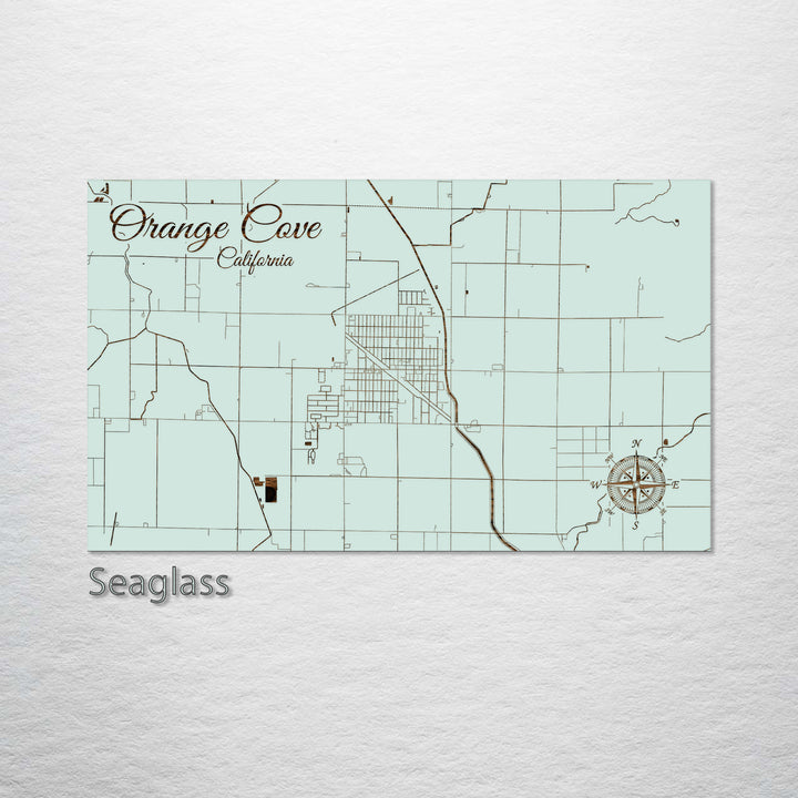 Orange Cove, California Street Map