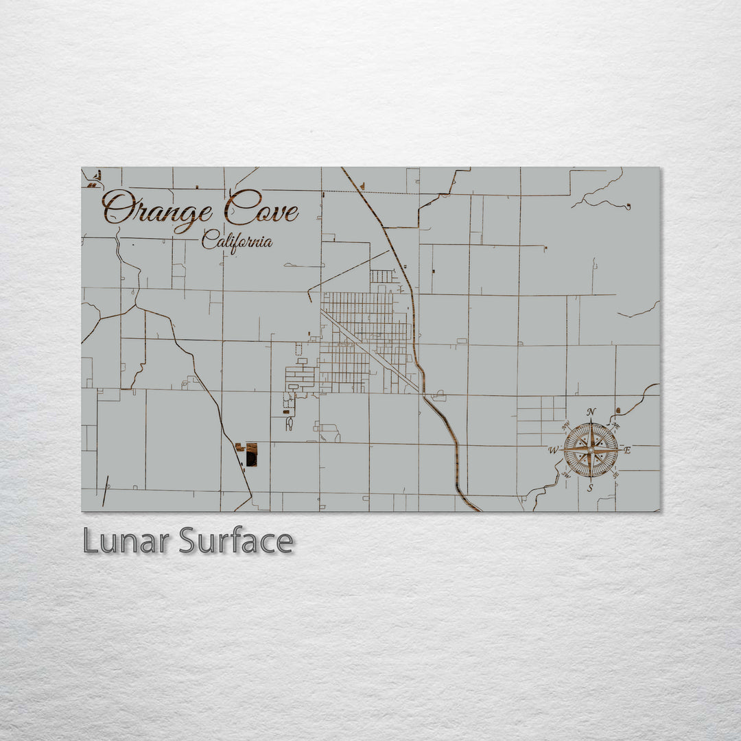 Orange Cove, California Street Map