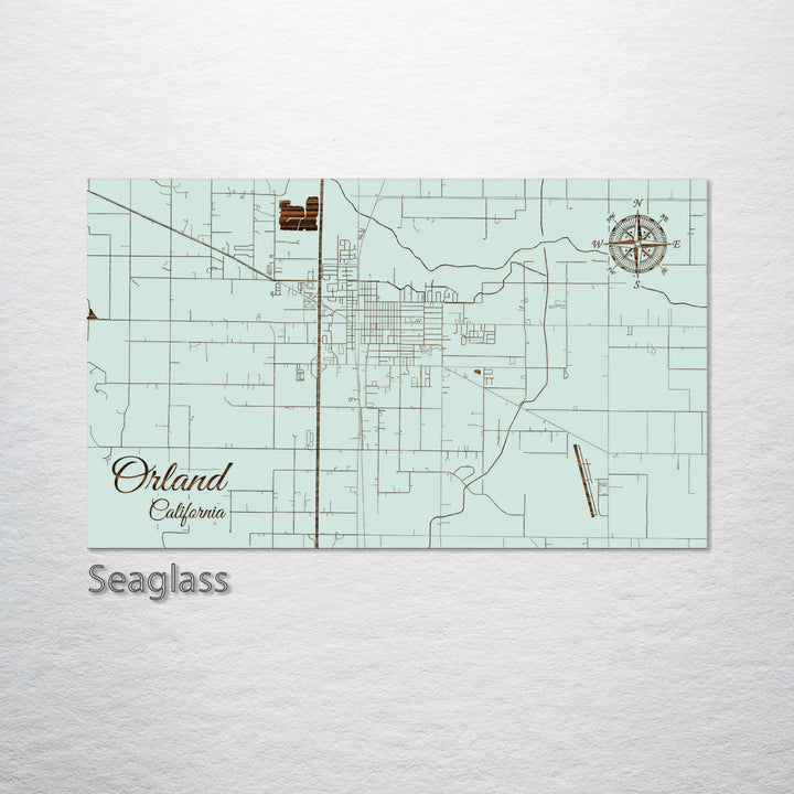 Orland, California Street Map